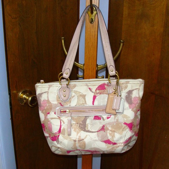 Coach Poppy Signature Bag Shoulder - Picture 1 of 4